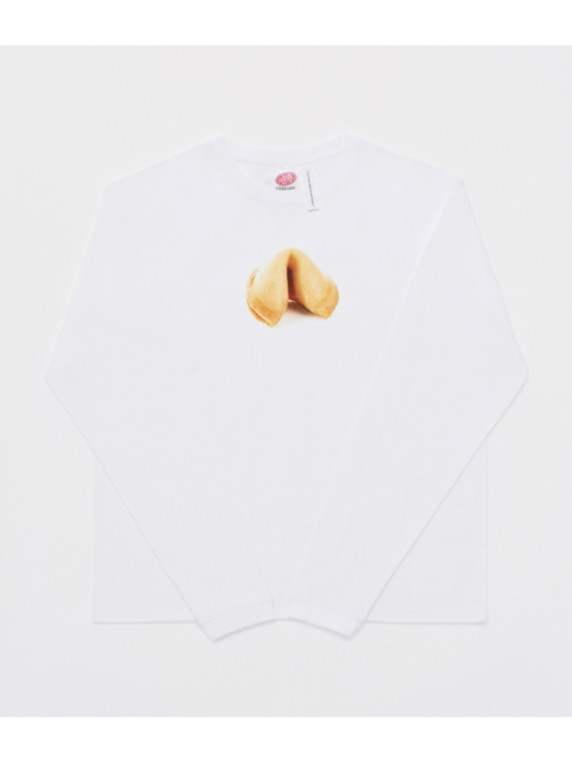 GROCERY LONG SLEEVE T-SHIRT(WHITE) 6. HOPE - fortune cookie