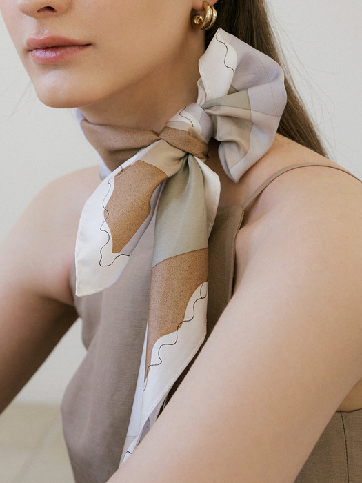 rang silk scarf (2color)