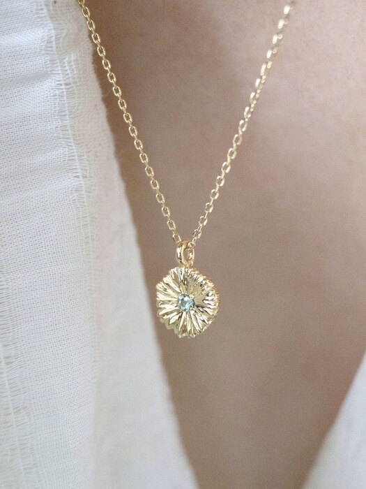 Cornflower necklace