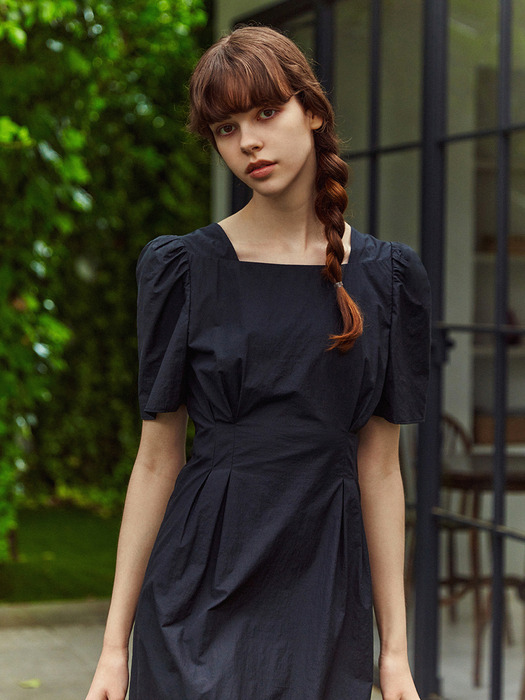 Summer Waist-tuck Dress_Black