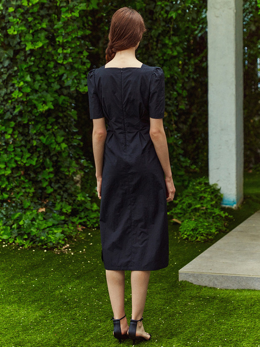Summer Waist-tuck Dress_Black