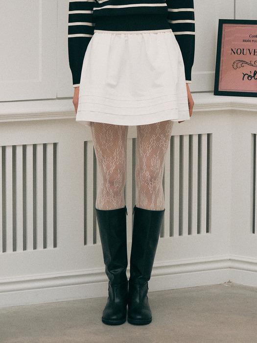 ROSE LACE TIGHTS IVORY