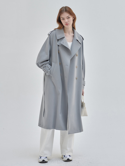 24SN double trench coat [A/BL]