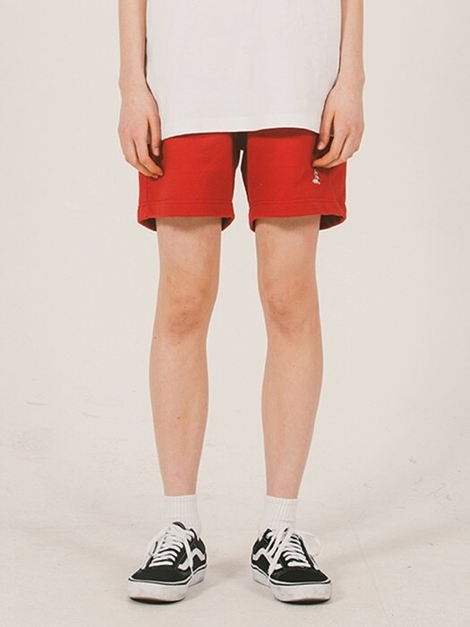 WENDY SWEAT SHORTS (RED)