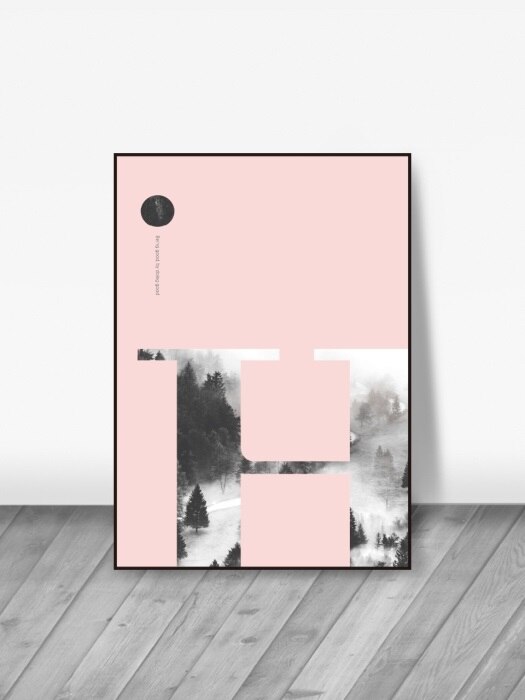 basic pink alphabet [H]
