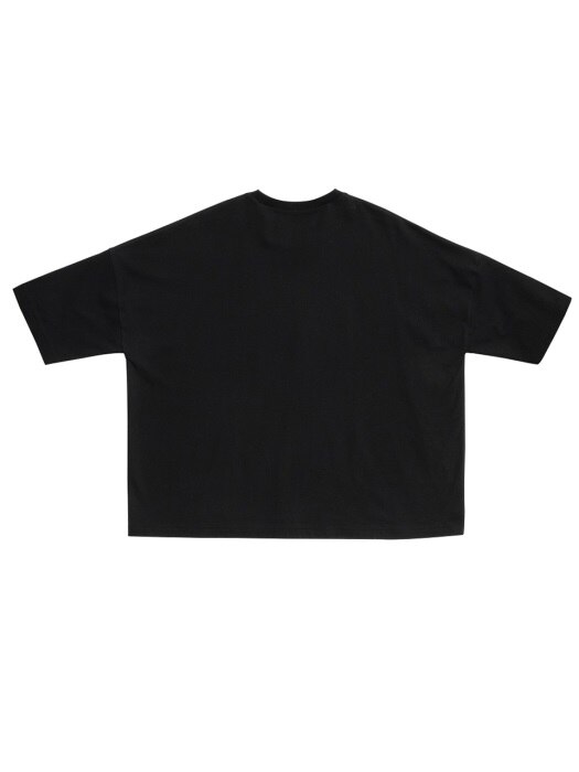 &#48069;&#47819;&#46086;? l&#8203;ettering T-shirts (BLACK)