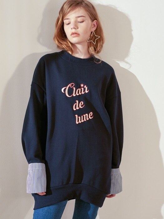 [리퍼브상품] Cuffs Long Sweatshirt