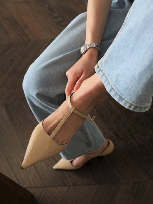 Signature T-strap Middle Heel _ (5 colors)