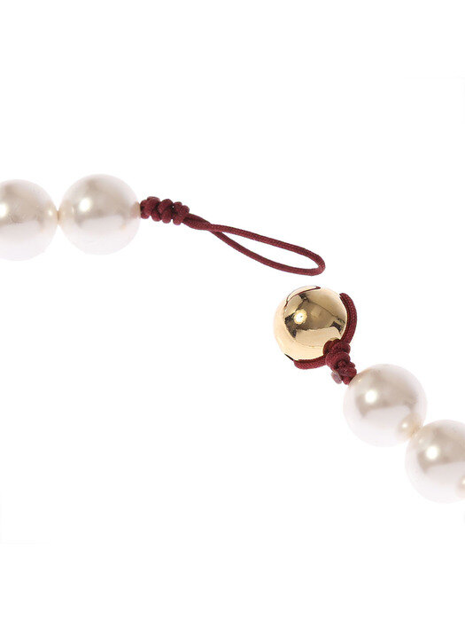 FW MIMI Metal Dandelion Pearl Necklace