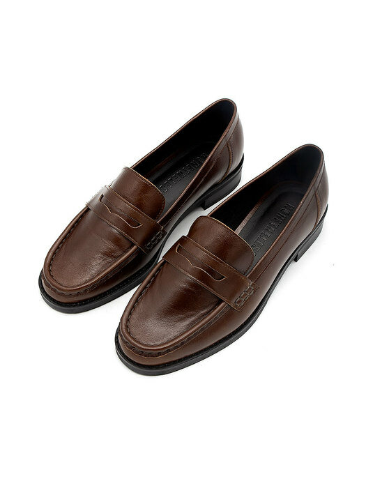 Penny loafers / brown [N-267/BR]