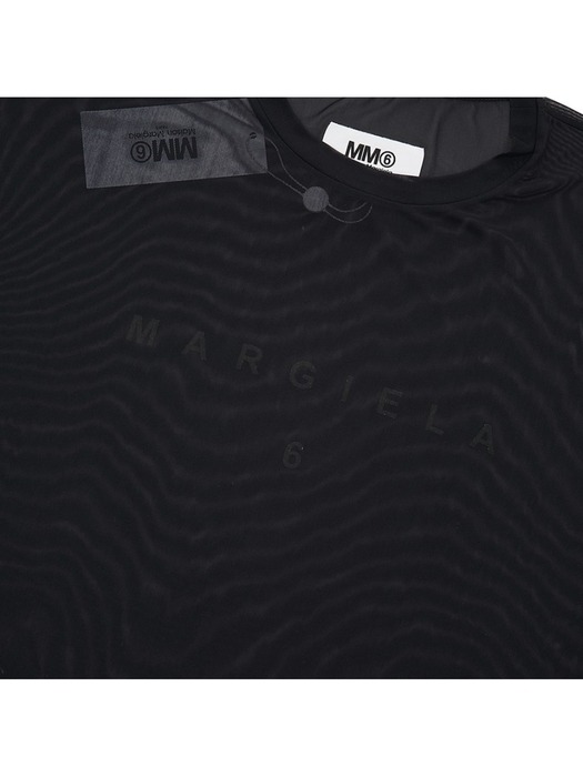 [MM6] 로고 시스루 티셔츠 S52GC0228 S24284 900