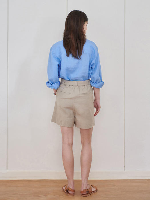 24N summer linen half pants [BE]