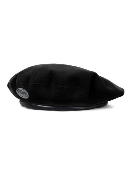 FANCY LOGO BERET BLACK (NF18A084H)