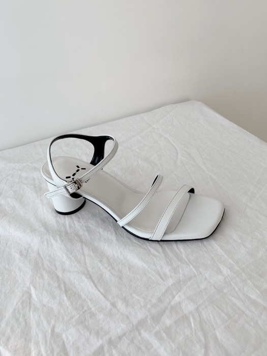 Meringue sandals 6cm / YY9S-S30 White