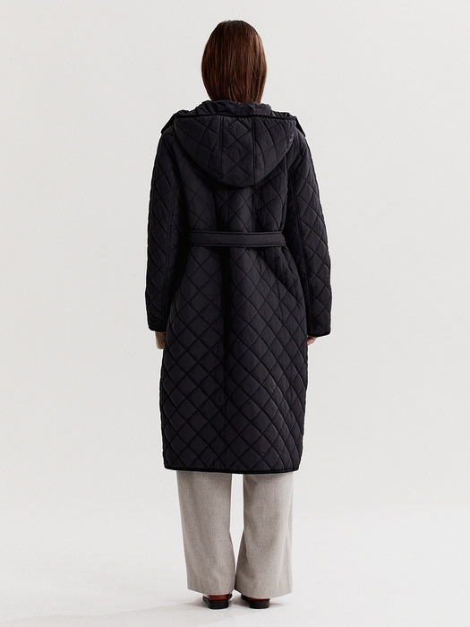 [City Outdoor] Detachable Hood Quilted Coat_2color