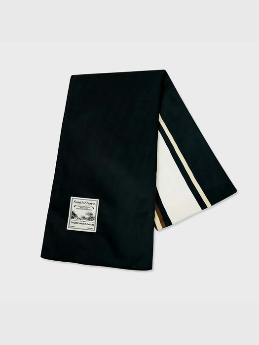 업사이클 비치타올  Shore towel mat - Classic stringer : Black