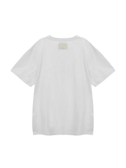 DOUBLE LINE LOGO TOP IN WHITE