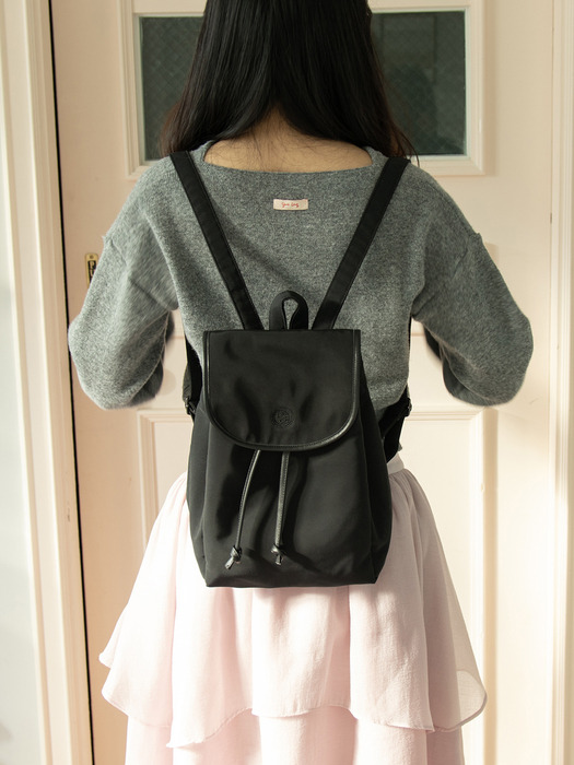 nylon backpack_black