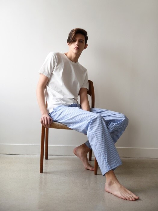 M Pajama Pants  _ Blue stripe