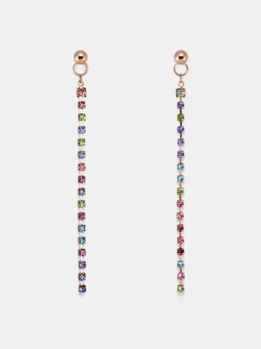 Candy Crystal `drop` earring