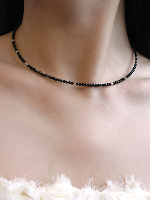 Onyx Beads Necklace