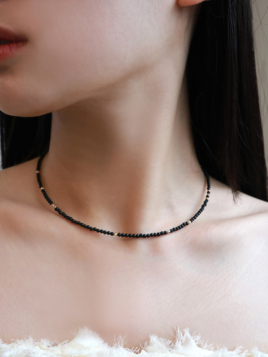 Onyx Beads Necklace