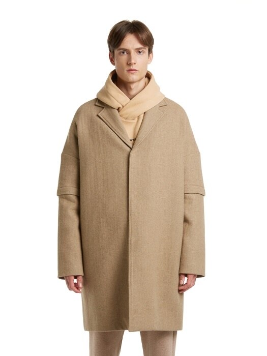 Zipper Sleeved Coat