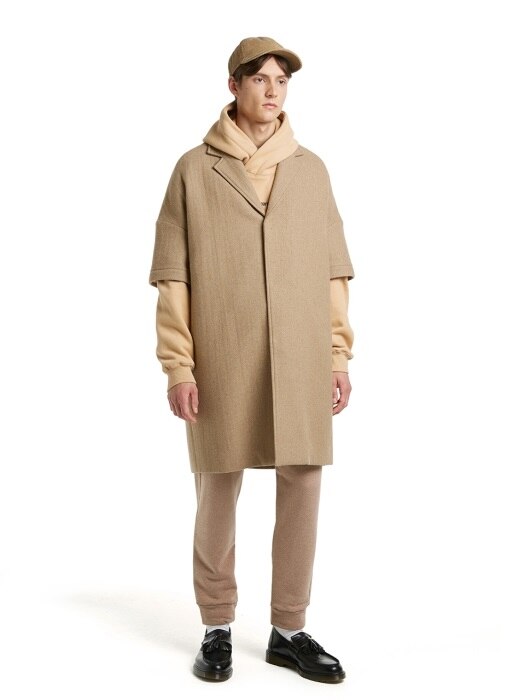 Zipper Sleeved Coat