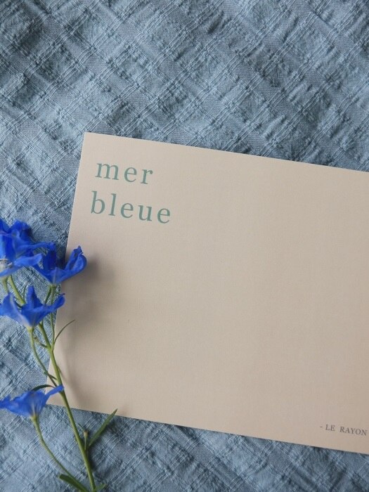 Allgray blanket _ Delphine (sky blue)