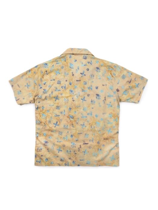 Matt And Mel x M.Nii - Hand Dyed Aloha Shirts / Beige