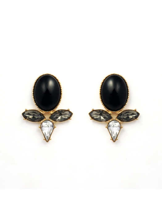 black bean earrings