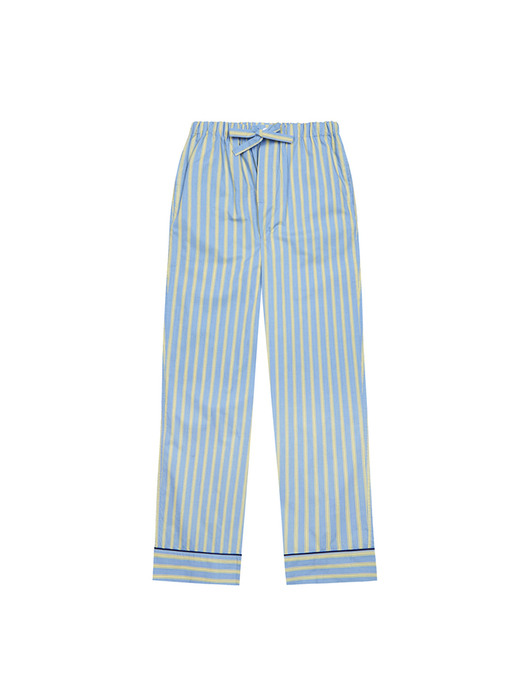  Chilling Stripe Pajama Set (Blue)