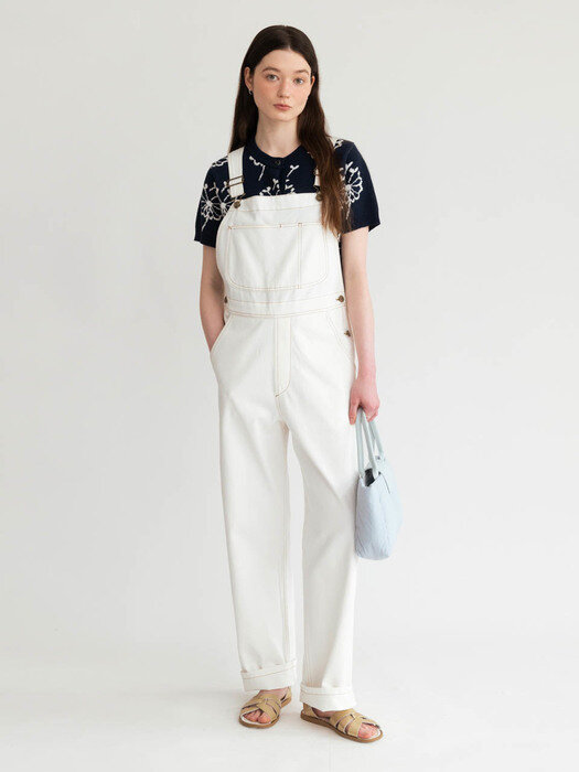 A COTTON OVERALL_IVORY