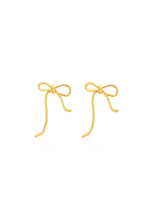 MIMI Adorable Ribbon Earrings Large