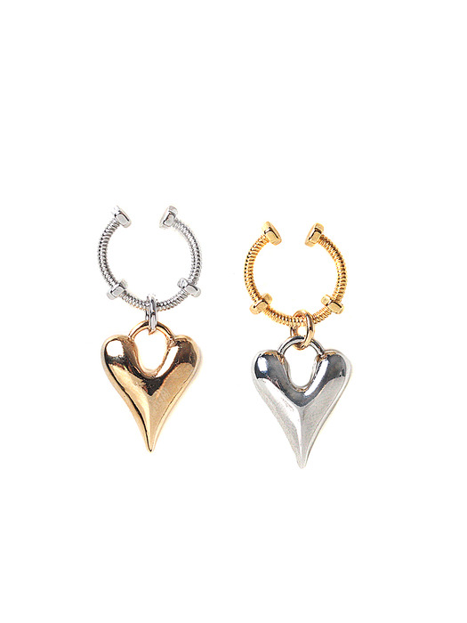 [Heart Collection] Mix Tone_ear cuff