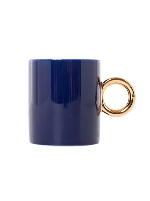 blue gold mug