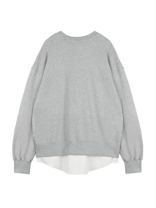 ORDINARY LAYERED MTM GREY SHIRT