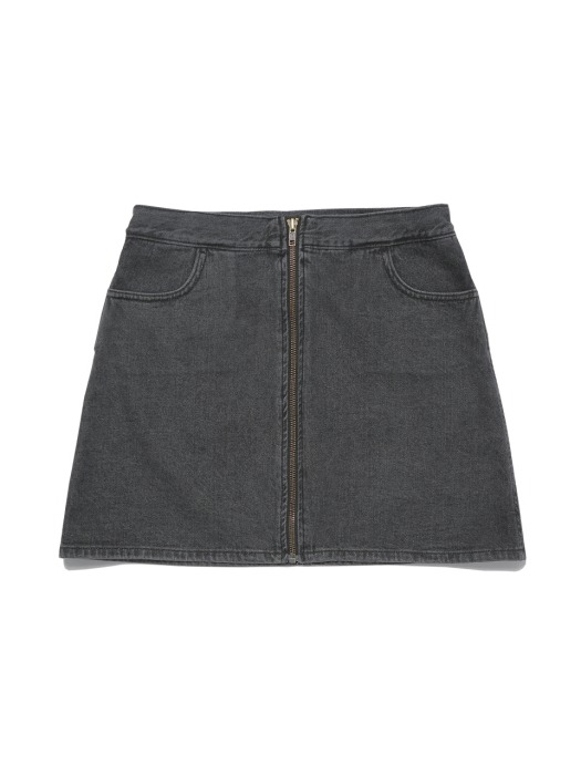 ZIP Skirt Grey