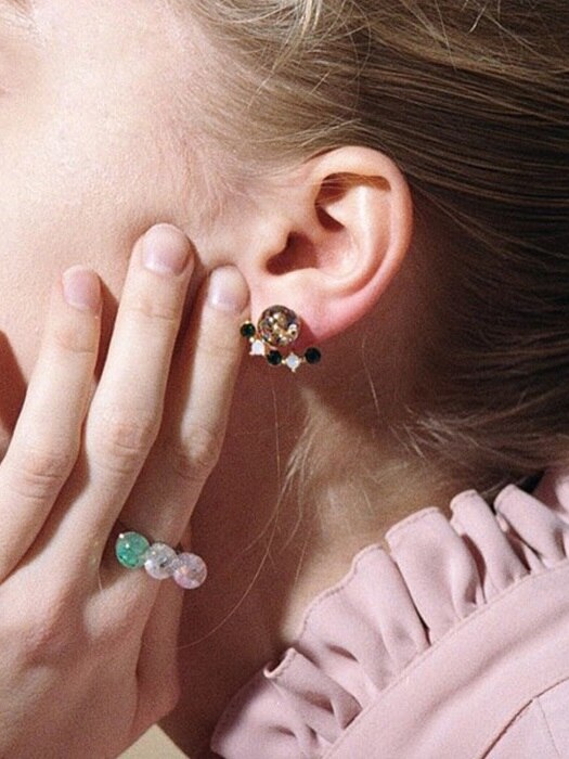 Luvly 2way Snowball Earrings