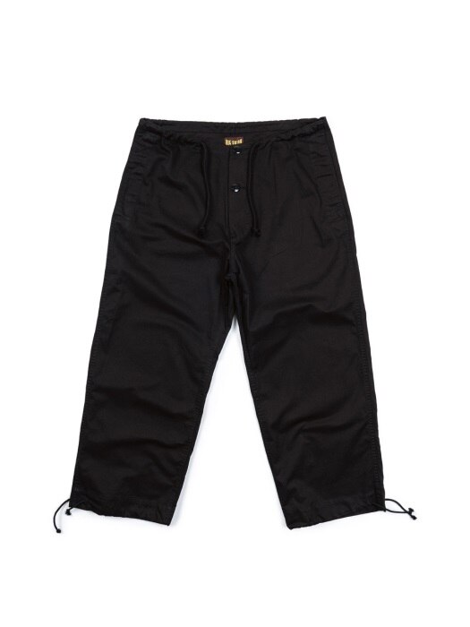 Millitary String Pants / Black