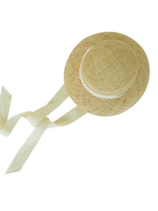 bao strap cloche hat (2 ribbon color) 