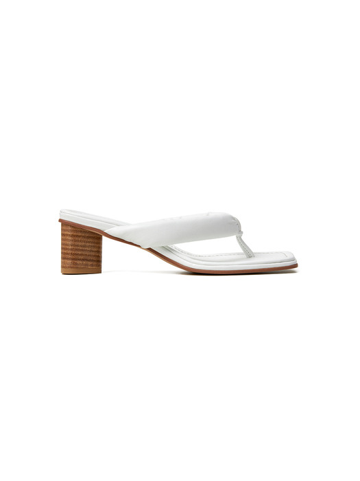 50mm Angel Padded Thong Sandal (WHITE)