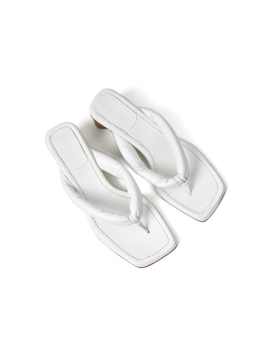 50mm Angel Padded Thong Sandal (WHITE)