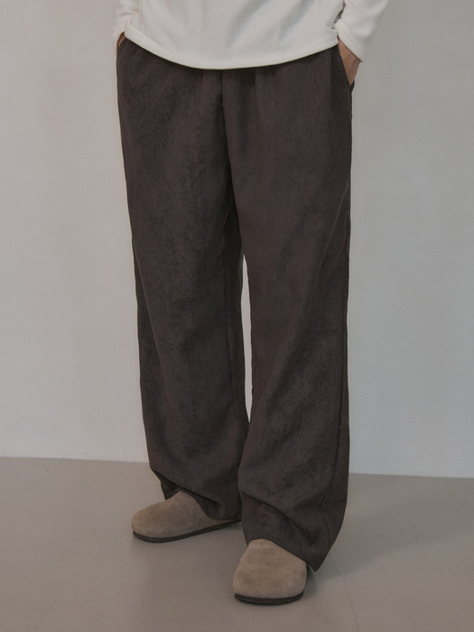 Regular Fit Corduroy Banding Pants (6col)