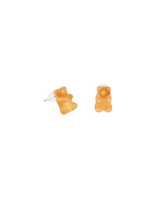 JELLY BEAR EARRINGS (ORANGE)