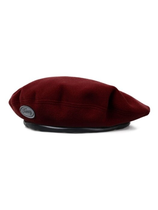 FANCY LOGO BERET BURGUNDY (NF18A084H)