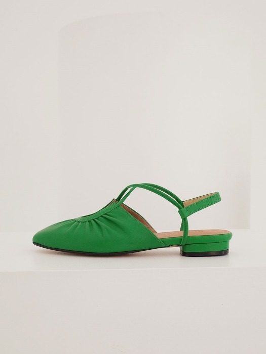 French ballet shoes Green