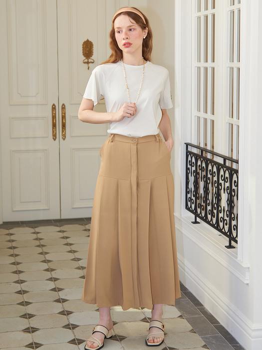 Long Pleated Skirt_ 3 Colors