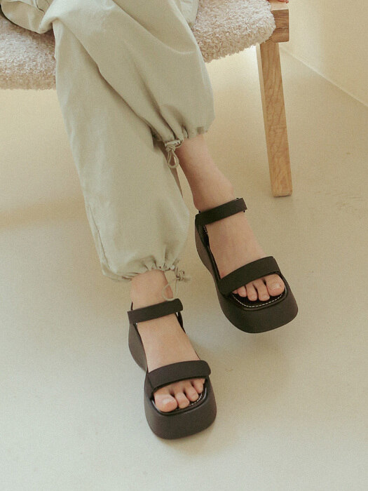 ljh7012 velcro platform sandals _ 3colors
