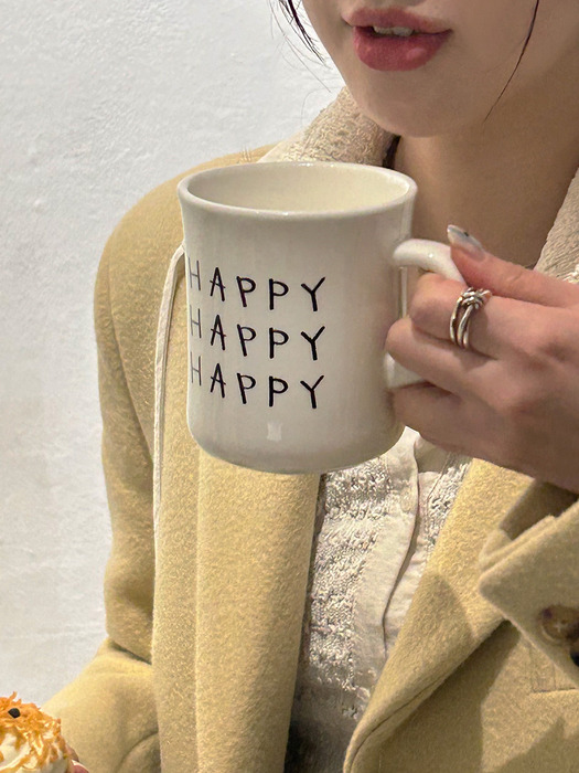 [MMM] HAPPY x3 머그컵